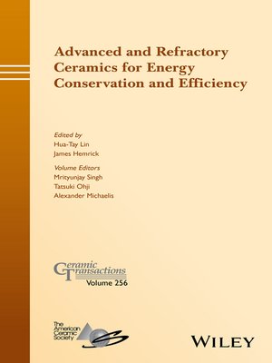 cover image of Advanced and Refractory Ceramics for Energy Conservation and Efficiency